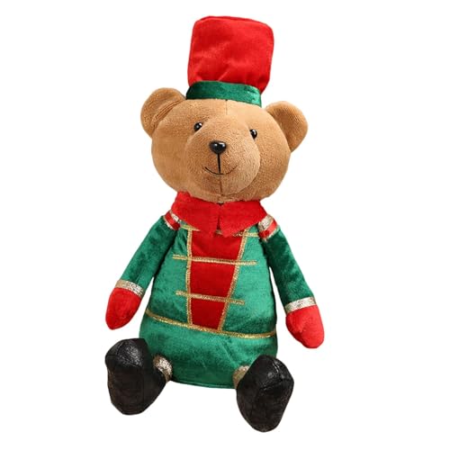 Perfeclan Sitzender Bär Weihnachtsbär Figur Weiches Zuhause Fenster Weihnachtsdekoration Geschenke Stofftier, Style A Perfeclan Sitzender Bär Weihnachtsbär Figur Weiches Zuhause Fenster Weihnachtsdekoration Geschenke Stofftier, Style A von Perfeclan