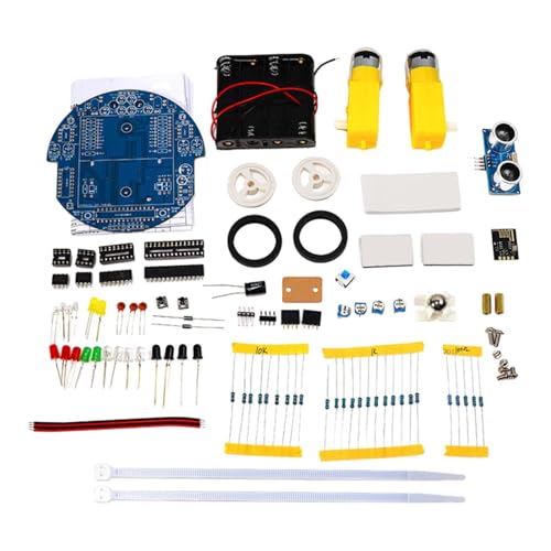 Perfeclan Smart Car DIY Kit Lernspielzeug Intelligentes Auto DIY Kit Teile zum Lernen von elektronischen Heimwerkern Studenten Elektronikbastler, Type A von Perfeclan