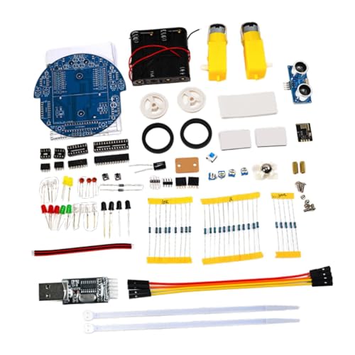 Perfeclan Smart Car DIY Kit Lernspielzeug Intelligentes Auto DIY Kit Teile zum Lernen von elektronischen Heimwerkern Studenten Elektronikbastler, Type B von Perfeclan