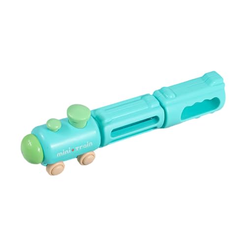 Perfeclan Sommerspielzeug, herausziehbares Wassersprühspielzeug, süßes Wasserspritzspielzeug, Baby-Wasserwerkzeug für 4–6 Jahre alte Mädchen, Sommerzug, Wasser, Blau von Perfeclan