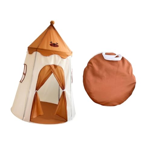 Perfeclan Spielzelt für Kinder, Tipi-Spielhaus, Kinderburg, Spielzelt, Tipi-Burgzelt für den Garten, Kindertagesstätten, Spielplätze, Picknicks, Karneval, Braun Perfeclan Spielzelt für Kinder, Tipi-Spielhaus, Kinderburg, Spielzelt, Tipi-Burgzelt für den Garten, Kindertagesstätten, Spielplätze, Picknicks, Karneval, Braun von Perfeclan