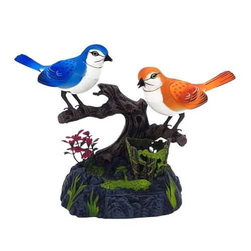 Perfeclan Sprechen Papageien sprechen Sound Control Bird Toy Simulation Leichtes Gewicht, Büro -Hausdekoration Elektronisches Haustier, 1 Orange 1 Blau Perfeclan Sprechen Papageien sprechen Sound Control Bird Toy Simulation Leichtes Gewicht, Büro -Hausdekoration Elektronisches Haustier, 1 Orange 1 Blau von Perfeclan