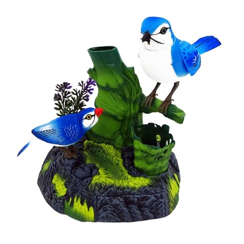 Perfeclan Sprechen Papageien sprechen Sound Control Bird Toy Simulation Leichtes Gewicht, Büro -Hausdekoration Elektronisches Haustier, 2 Blaue Vögel Perfeclan Sprechen Papageien sprechen Sound Control Bird Toy Simulation Leichtes Gewicht, Büro -Hausdekoration Elektronisches Haustier, 2 Blaue Vögel von Perfeclan