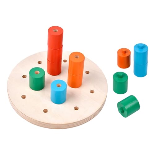 Perfeclan Stecktafel für Kleinkinder, Feinmotorik-Spielzeugaktivitäten, Zählspiel-Stecktafel für Babys im Alter von 1–3 Jahren, 22,8 x 22,8 cm Perfeclan Stecktafel für Kleinkinder, Feinmotorik-Spielzeugaktivitäten, Zählspiel-Stecktafel für Babys im Alter von 1–3 Jahren, 22,8 x 22,8 cm von Perfeclan