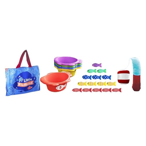 Perfeclan Stoff-Fshing-Spiel, Baby-Angelspielzeug, Feinmotorik, tragbares Lernspielzeug für 1-Jährige, für Baby-Kinder, Geburtstagsgeschenk Perfeclan Stoff-Fshing-Spiel, Baby-Angelspielzeug, Feinmotorik, tragbares Lernspielzeug für 1-Jährige, für Baby-Kinder, Geburtstagsgeschenk von Perfeclan