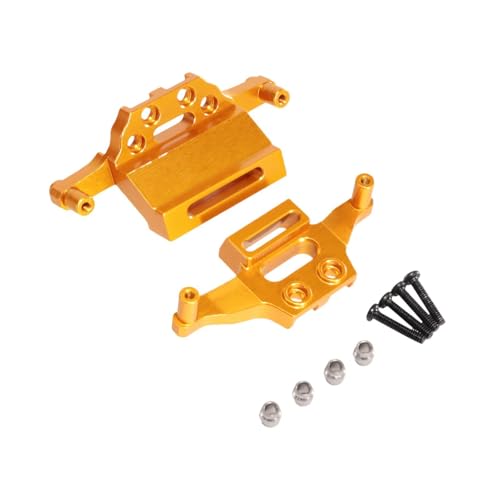 Perfeclan Stoßhalterungsklammern robuste Struktur RC -Fahrzeuge Spielzeugteile 1:20 Zuverlässige RC -Autozubehör für Meijiaxin 20208 C8811, Gold von Perfeclan