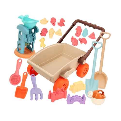 Perfeclan Strandsandspielzeug für Kinder, Trolley-Auto mit Schaufeln, Geburtstagsgeschenke, Strandspielzeug, Sandkastenspielzeug für Kinder im Alter von 3–10 Perfeclan Strandsandspielzeug für Kinder, Trolley-Auto mit Schaufeln, Geburtstagsgeschenke, Strandspielzeug, Sandkastenspielzeug für Kinder im Alter von 3–10 von Perfeclan