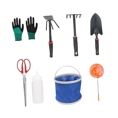 Perfeclan Strandspielzeug, Strandeimerspiel, Sieb, Sommer, Rechen, Sandspielzeug-Set, Graben im Freien, Sandkastenspielzeug für Mädchen und Jungen im, M Perfeclan Strandspielzeug, Strandeimerspiel, Sieb, Sommer, Rechen, Sandspielzeug-Set, Graben im Freien, Sandkastenspielzeug für Mädchen und Jungen im, M von Perfeclan