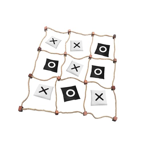 Perfeclan Tic TAC Toe-Spiel, Hinterhofspiel, Freizeit, intelligentes Lernspielzeug, Hofspiel für draußen und drinnen, XO Sandsackwerfen für den Urlaub am Strand Perfeclan Tic TAC Toe-Spiel, Hinterhofspiel, Freizeit, intelligentes Lernspielzeug, Hofspiel für draußen und drinnen, XO Sandsackwerfen für den Urlaub am Strand von Perfeclan