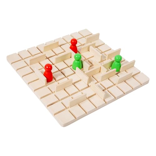 Perfeclan Tischspiele, Schach, interaktives Spielzeug, Denken, 2-Spieler-Schlacht, Holzornament, Lernwerkzeug für Kleinkinder im Vorschulalter von Perfeclan