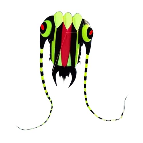 Perfeclan Trilobite Kite riesige Boys Mädchen Tier themenisch leicht zu fliegen weicher parafoil Kite für Kinder Erwachsene für Gartengründland von Perfeclan