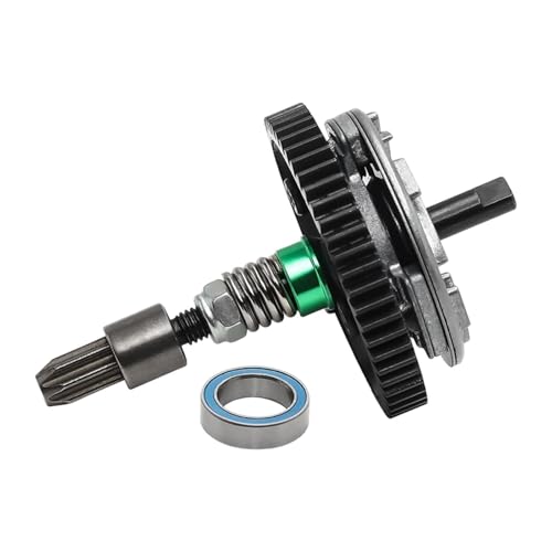 Perfeclan Upgrade-Teile für Mitteldifferential, Robustes Zubehör aus Metall und Stahl, kompatibel mit 4x4, 4x4, Nicht zusammengebauter Bausatz, GrÜn von Perfeclan