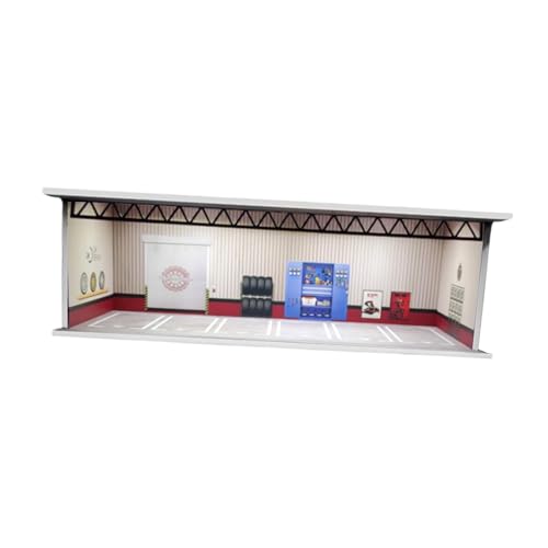 Perfeclan Vitrine für Modellautos im Maßstab 1/64, Miniatur-Szenario-Modell, Foto-Requisite, Dekoration, Sammlerstück, Geschenk, simulierte Parkplatzszene, Style D Perfeclan Vitrine für Modellautos im Maßstab 1/64, Miniatur-Szenario-Modell, Foto-Requisite, Dekoration, Sammlerstück, Geschenk, simulierte Parkplatzszene, Style D von Perfeclan