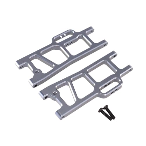 Perfeclan Vorderer hinterer unteren Arm 1/10 RC -Auto -Upgrades Teil Premium Easy Installation RC -Auto -Upgrade Teil Aluminiumlegierung für Modellfahrzeug, Grau von Perfeclan