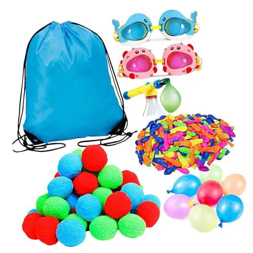 Perfeclan Wasserballons Wasserspritzbällchen für Kids Party Supplies mit Aufbewahrungstag 104pcs/Set Wasserspielzeug für Sommerpool im Freien Perfeclan Wasserballons Wasserspritzbällchen für Kids Party Supplies mit Aufbewahrungstag 104pcs/Set Wasserspielzeug für Sommerpool im Freien von Perfeclan