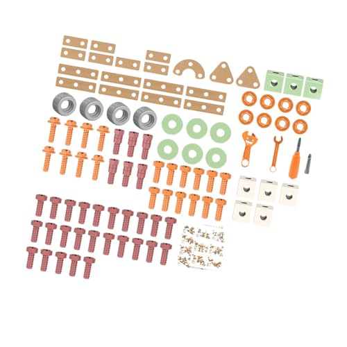 Perfeclan -Werkzeugset, Lernspielzeug, Frühlern-Baukasten, Konstruktionsspielzeug für im Alter von 3, 4, 5 und 6 Jahren, 100 Stück Perfeclan -Werkzeugset, Lernspielzeug, Frühlern-Baukasten, Konstruktionsspielzeug für im Alter von 3, 4, 5 und 6 Jahren, 100 Stück von Perfeclan