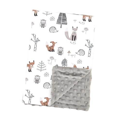 Perfeclan -Wickeldecke, Wickeltuch, weich, doppellagig, bequem, Babydecke, Bettdecken für Jungen und Mädchen, Babys, Kinderzimmer, Eulenmuster Perfeclan -Wickeldecke, Wickeltuch, weich, doppellagig, bequem, Babydecke, Bettdecken für Jungen und Mädchen, Babys, Kinderzimmer, Eulenmuster von Perfeclan