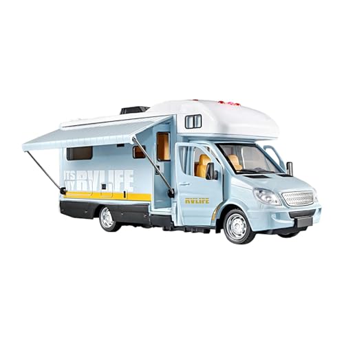 Perfeclan Wohnmobil-Spielzeug im Maßstab 1:32, interaktives Spielzeug, Türen öffnen Sich, Druckguss-Modellauto für Geburtstagsgeschenke im Alter von 3 4 5 6, Blau Perfeclan Wohnmobil-Spielzeug im Maßstab 1:32, interaktives Spielzeug, Türen öffnen Sich, Druckguss-Modellauto für Geburtstagsgeschenke im Alter von 3 4 5 6, Blau von Perfeclan