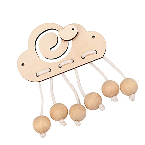 Perfeclan Montessori Spielzeug Busy Board Zubehör Holzspielzeug DIY Material Früherziehung Spielzeug Motorikspielzeug Sensorik Spielzeug Lernspielzeug für Kinder Jungen und Mädchen Vorschule, Perlen Perfeclan Montessori Spielzeug Busy Board Zubehör Holzspielzeug DIY Material Früherziehung Spielzeug Motorikspielzeug Sensorik Spielzeug Lernspielzeug für Kinder Jungen und Mädchen Vorschule, Perlen von Perfeclan