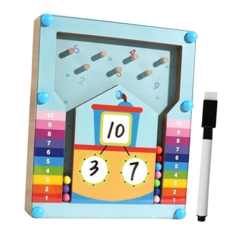 Perfeclan Zählendes Holzspielzeug, Zahlenarithmetik, Lernen von Zahlenberechnungen, Mathe-Spielzeug für Vorschulkindergärten, Kleinkinder, Jungen und Mädchen Perfeclan Zählendes Holzspielzeug, Zahlenarithmetik, Lernen von Zahlenberechnungen, Mathe-Spielzeug für Vorschulkindergärten, Kleinkinder, Jungen und Mädchen von Perfeclan