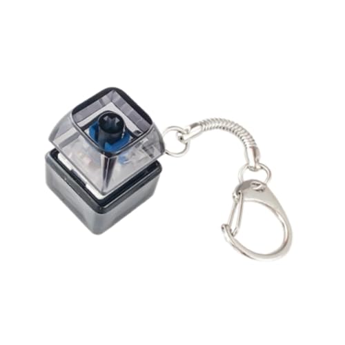 Perfeclan -Zappelspielzeug, mechanisches Knopfzubehör, Partyzubehör, Zappel-Schlüsselanhänger, tragbar, für Geschenk, Teenager, Büro, Zuhause, Schwarz, 1 Tastaturen Perfeclan -Zappelspielzeug, mechanisches Knopfzubehör, Partyzubehör, Zappel-Schlüsselanhänger, tragbar, für Geschenk, Teenager, Büro, Zuhause, Schwarz, 1 Tastaturen von Perfeclan