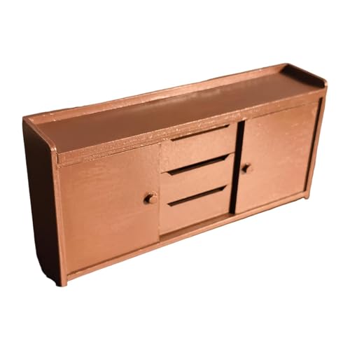perfeclan 1:12 Dollhouse Holzschrank Showcase Einfaches Miniaturküchenschrank Möbel für DIY -Szene Model Spielzeug Origination Wohnzimmer, Braun perfeclan 1:12 Dollhouse Holzschrank Showcase Einfaches Miniaturküchenschrank Möbel für DIY -Szene Model Spielzeug Origination Wohnzimmer, Braun von Perfeclan