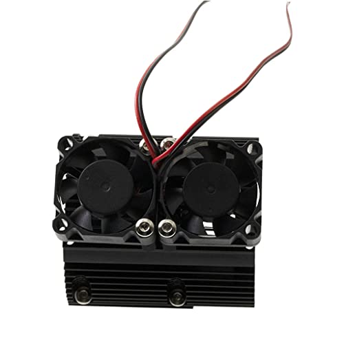 Perfeclan 40-43mm RC Auto Motor Kühlkörper Motor Kühler für Arrma Fahrzeugteile DIY - SCHWARZ von Perfeclan