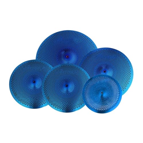 perfeclan 5pcs Low Volumen Cymbals Pack Ruhig, Blau perfeclan 5pcs Low Volumen Cymbals Pack Ruhig, Blau von Perfeclan