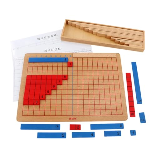 perfeclan Additions- und Subtraktionsbrett, Additions-Subtraktionsstreifenbrett, Entwicklung der logischen Koordination, Mathe-Spielzeug, Material für perfeclan Additions- und Subtraktionsbrett, Additions-Subtraktionsstreifenbrett, Entwicklung der logischen Koordination, Mathe-Spielzeug, Material für von Perfeclan