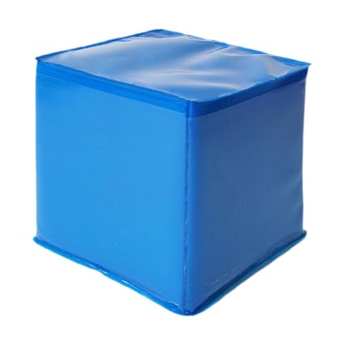 Perfeclan Ausbildung Spiel Spielen Würfel -Würfel Foam Cube DIY bequem einfach zu reinigen Geburtstagsgeschenk für Familienaktivitäten, Blau von Perfeclan