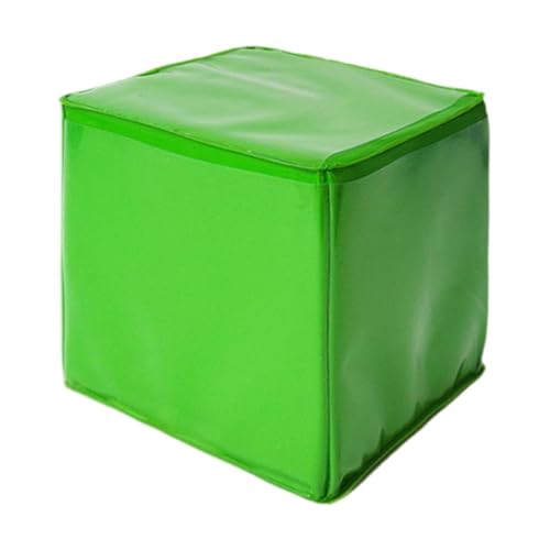 Perfeclan Ausbildung Spiel Spielen Würfel -Würfel Foam Cube DIY bequem einfach zu reinigen Geburtstagsgeschenk für Familienaktivitäten, GrÜn von Perfeclan