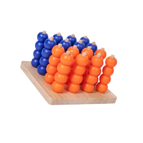 Perfeclan Brettspiel aus, Denksport-Spielzeug, traditionelles, logisches Trainingsspielzeug, Vier-in-Einer-Reihe-Spiel für professionelle Anfängerteams und von Perfeclan