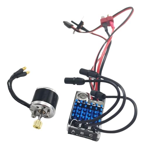 Perfeclan Bürstenloser ESC mit Motorsatz, elektrischer Drehzahlregler, Zubehör, praktischer Austausch bürstenloser Motorersatzteile für MN78 1/12 Truck, Style A Perfeclan Bürstenloser ESC mit Motorsatz, elektrischer Drehzahlregler, Zubehör, praktischer Austausch bürstenloser Motorersatzteile für MN78 1/12 Truck, Style A von Perfeclan