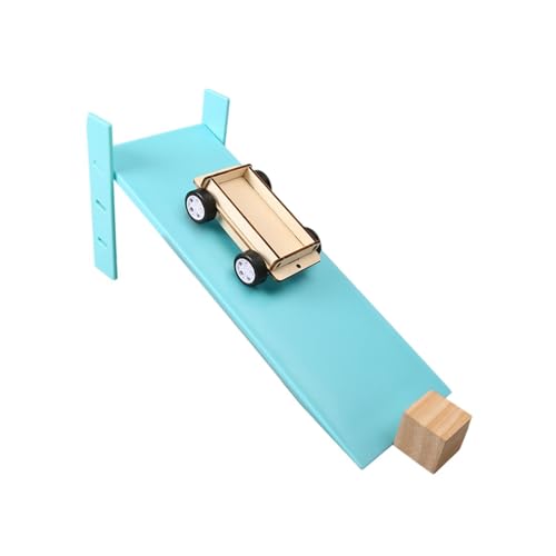 Perfeclan DIY Slope Impact Experiment Modell Einfach zusammengebautes wissenschaftliches Experiment Robustbare tragbare Physik kleine Produktion für von Perfeclan