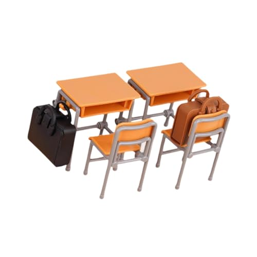 Perfeclan Dollhouse Klassenzimmer Schreibtisch Stuhl Modell 1:12 Jungen Mädchen tun Spielzeug Ornamente Geschenkschule Model Dollhouse Dekor für DIY Decor Perfeclan Dollhouse Klassenzimmer Schreibtisch Stuhl Modell 1:12 Jungen Mädchen tun Spielzeug Ornamente Geschenkschule Model Dollhouse Dekor für DIY Decor von Perfeclan