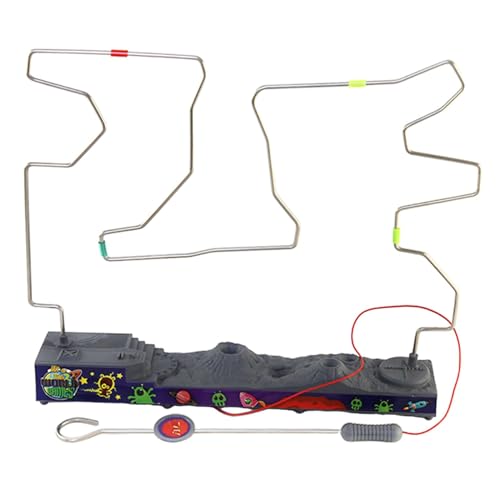 Perfeclan Elektrisches Labyrinth-Spiel, Durchführen von Elektrizitätsexperimenten, Spielzeug, physikalisches wissenschaftliches Touch-Labyrinth-Spiel für Perfeclan Elektrisches Labyrinth-Spiel, Durchführen von Elektrizitätsexperimenten, Spielzeug, physikalisches wissenschaftliches Touch-Labyrinth-Spiel für von Perfeclan