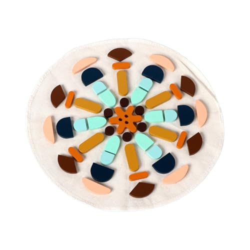 perfeclan Geometrische Form Puzzle Spielzeug Lernspielzeug Geburtstagsgeschenke Feine Aktionsfähigkeiten Hand-Auge-Koordination Tangram-Spiel von Perfeclan