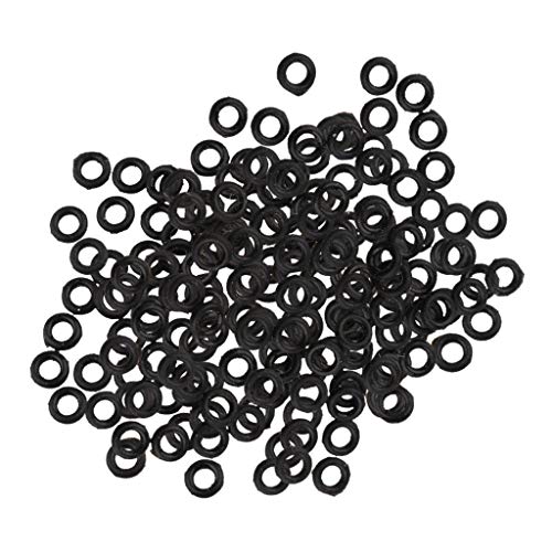 perfeclan Gummiringe Schaftringe O-Ringe Schutzringe für s Schäfte 200, Schwarz perfeclan Gummiringe Schaftringe O-Ringe Schutzringe für s Schäfte 200, Schwarz von Perfeclan