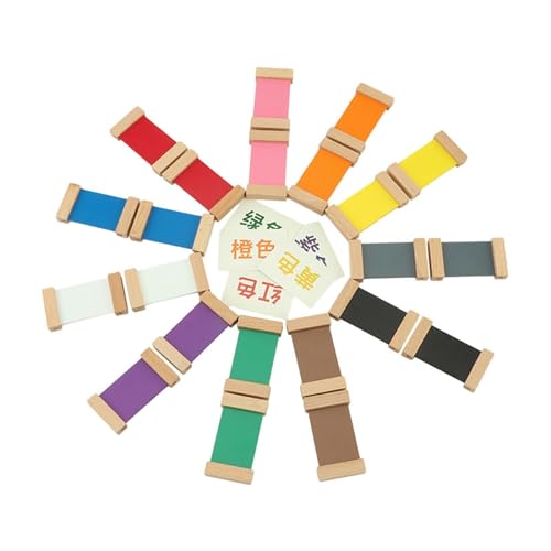 Perfeclan Holzfarbspielzeug Farberkennungs-Matching-Eltern-Kind-Interaktives Spiel Frühpädagogisches Spielzeug Pädagogisches Spielzeug Perfeclan Holzfarbspielzeug Farberkennungs-Matching-Eltern-Kind-Interaktives Spiel Frühpädagogisches Spielzeug Pädagogisches Spielzeug von Perfeclan