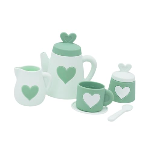 Perfeclan Kids Tea Party Set Kids Tea Set Playset Kitchengeschirr Spielzeug Frühschullehrer für Vorschulgeschenke Party Spielzeugjungen und Mädchen, Hellgrün Perfeclan Kids Tea Party Set Kids Tea Set Playset Kitchengeschirr Spielzeug Frühschullehrer für Vorschulgeschenke Party Spielzeugjungen und Mädchen, Hellgrün von Perfeclan