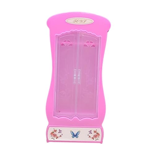 perfeclan Mini Garderobe Model Little winzige Kleiderschrank dekorative Spielzeug Dekorpuppenschrank Doll Kleidung für Kinder Geschenkrollen Spielen, Rosa perfeclan Mini Garderobe Model Little winzige Kleiderschrank dekorative Spielzeug Dekorpuppenschrank Doll Kleidung für Kinder Geschenkrollen Spielen, Rosa von Perfeclan