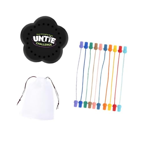 Perfeclan Seil-Entwirrungsspielzeug. Lösen Sie den Knoten. Spielzeug. Interaktive räumliche Vorstellungskraft. Seil-Puzzle-Herausforderungsspielzeug. Perfeclan Seil-Entwirrungsspielzeug. Lösen Sie den Knoten. Spielzeug. Interaktive räumliche Vorstellungskraft. Seil-Puzzle-Herausforderungsspielzeug. von Perfeclan