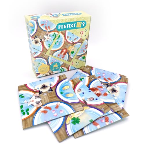 Original Perfect 9 Puzzle – 9 Teile-Puzzle, kniffliges Denkspiel für Erwachsene & Kinder ab 4 Jahren – Kompakte Größe, perfekt für unterwegs – Meditatives Geduldsspiel Pets Original Perfect 9 Puzzle – 9 Teile-Puzzle, kniffliges Denkspiel für Erwachsene & Kinder ab 4 Jahren – Kompakte Größe, perfekt für unterwegs – Meditatives Geduldsspiel Pets von Perfect 9