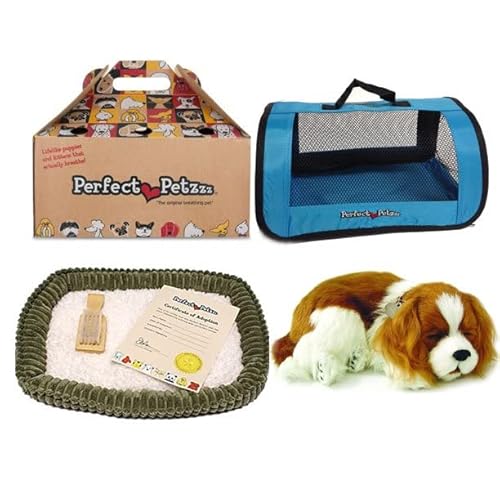 Perfect Petzzz Hundewelpe Cavalier King Charles + Blue Tote, der richtig atmet The Breathing Puppy Perfect Petzzz Hundewelpe Cavalier King Charles + Blue Tote, der richtig atmet The Breathing Puppy von Perfect Petzzz