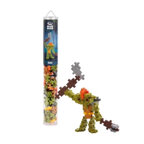 Plus-Plus 4309 Geniales Konstruktionsspielzeug, Oger, Troll, Kreativ-Bausteine Tube, Bausteinset für Kinder, 100 Teile Plus-Plus 4309 Geniales Konstruktionsspielzeug, Oger, Troll, Kreativ-Bausteine Tube, Bausteinset für Kinder, 100 Teile von Plus-Plus