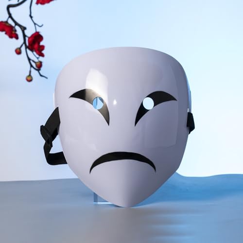 Permangallop Anime Maske, Japanische Maske, Cosplay Mask, Hollywood Mask, furry Kostümmaske, Kagetane-Hiruko-Kostümmaske, für Cosplay-Kostüm (D) von Permangallop