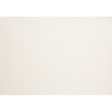 Aida 4,4 Fä/cm Stickereistoff 130 cm antik weiß - 50 cm von Permin