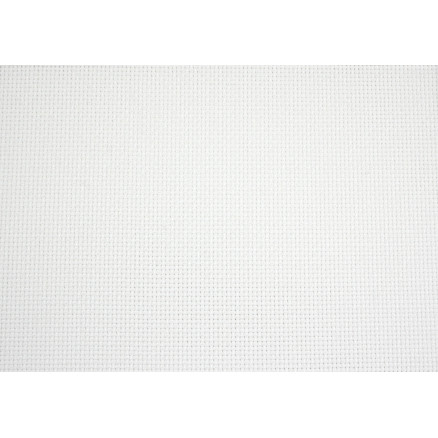 Perleaida 14"/5.4 tr Stickerei Stoff 130 cm weiß - 50 cm von Permin
