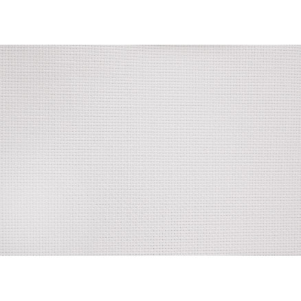 Perleaida 14/5,4 Fä/cm Stickereistoff 130 cm antik weiß - 50 cm von Permin