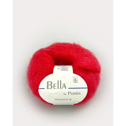 Permin Bella Mohair-Garn 62 Dunkelkoralle von Permin